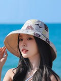 peopleterritory Women Casual Sunproof Dual-side Wearring Hat QW1037