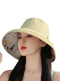 peopleterritory Women Casual Sunproof Dual-side Wearring Hat QW1037