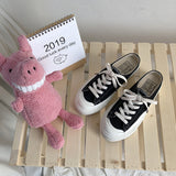 peopleterritory Summer New Semi Slippers Canvas Shoes Female Students Korean Style Ulzzang Street Shooting Slip-on Lazy Shoes without Heel