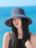 peopleterritory Women Casual Sunproof Dual-side Wearring Hat QW1037