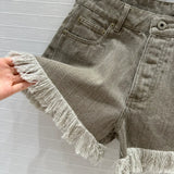 Women's Brand Same Style Jeans  New Summer Autumn Fashion Designer Luxury Pants Women Shorts 0611-3