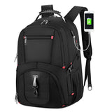 peopleterritory  New Business Backpack Backpack Men's USB Multi-Function Backpack Men's Waterproof Computer Bag Notebook Bag