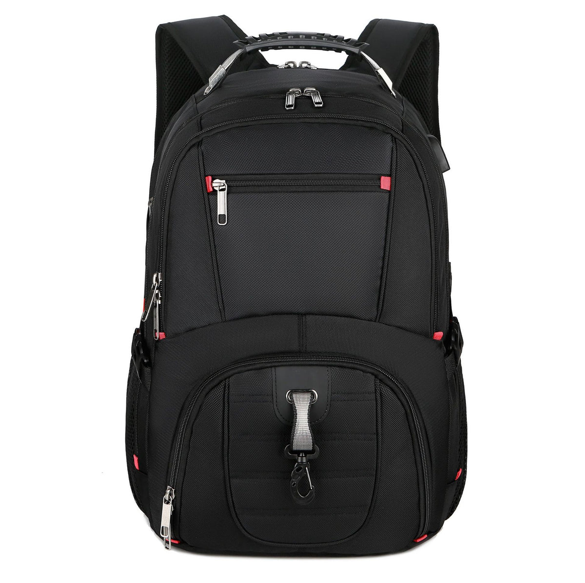 peopleterritory  New Business Backpack Backpack Men's USB Multi-Function Backpack Men's Waterproof Computer Bag Notebook Bag