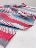 peopleterritory Women Summer Cotton Stripe Shawl Scarf XX1006