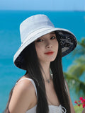 peopleterritory Women Casual Sunproof Dual-side Wearring Hat QW1037