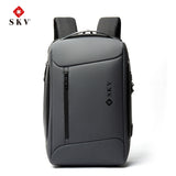 peopleterritory  Backpack Men's High-Grade Large Capacity Multifunctional Computer Bag Fashion Travel High-End Leisure Business Commute Backpack