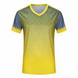 Surverement Football Men Tops Tees Quick Dry Soccer Jerseys Printing Mens Running Short sleeve Sports Shirt 240709