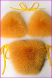 peopleterritory {5-7 days wait for make} New Color Fur Bikini F957