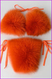 peopleterritory {5-7 days wait for make} New Color Fur Bikini F957