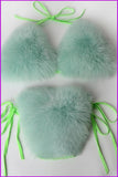 peopleterritory {5-7 days wait for make} New Color Fur Bikini F957