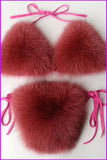 peopleterritory {5-7 days wait for make} New Color Fur Bikini F957