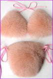 peopleterritory {5-7 days wait for make} New Color Fur Bikini F957