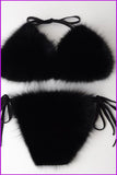 peopleterritory {5-7 days wait for make} New Color Fur Bikini F957