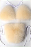 peopleterritory {5-7 days wait for make} New Color Fur Bikini F957