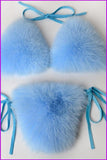 peopleterritory {5-7 days wait for make} New Color Fur Bikini F957