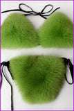 peopleterritory {5-7 days wait for make} New Color Fur Bikini F957