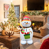 62-Inch Festive Snowman Balloon with Christmas Scarf & Gift Design - Perfect for Holiday Parties, Birthday Decorations, and New Year's Celebrations