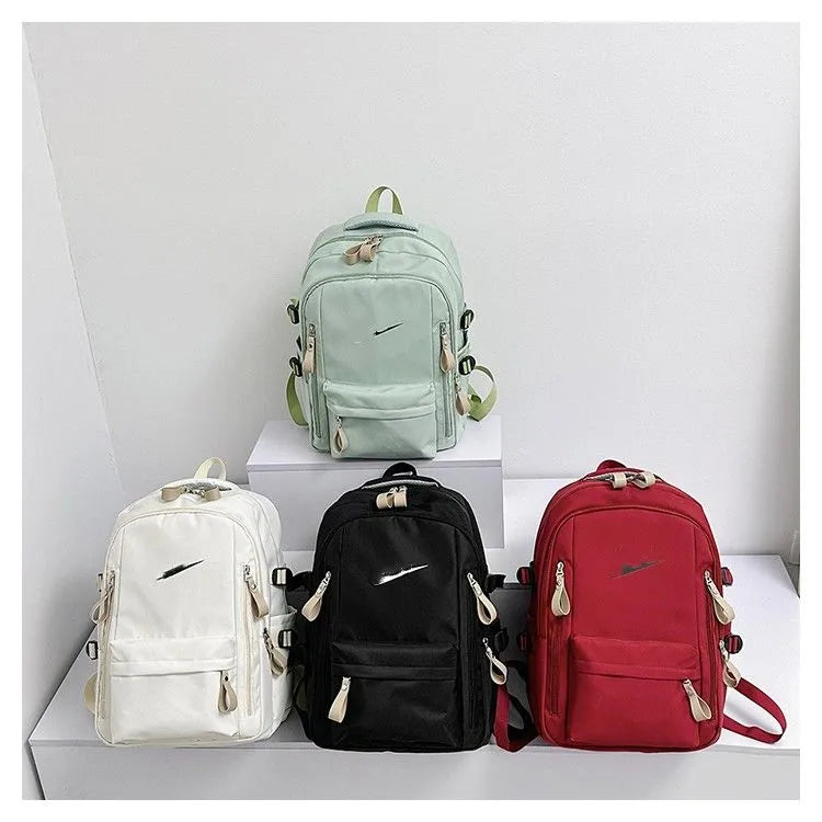 Fashion Children Sport backpacks boys girls letter printed double shoulder bags kids canvas casual bag A9861