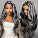 Brazilian Hair 613 Honey Blonde Color 13x4 HD Transparent Lace Frontal Wigs Body Wave 30 Inch Synthetic Lace Front Wig For Women