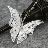 New butterfly pendant women's jewelry simple necklace gift