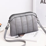 peopleterritory Women's Bag  New Fashion Women's Soft Leather Bag Crossbody Small Bag Korean Style Girl Shoulder Messenger Bag