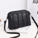 peopleterritory Women's Bag  New Fashion Women's Soft Leather Bag Crossbody Small Bag Korean Style Girl Shoulder Messenger Bag