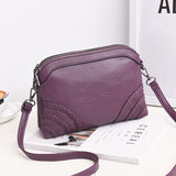 peopleterritory Women's Bag  New Fashion Women's Soft Leather Bag Crossbody Small Bag Korean Style Girl Shoulder Messenger Bag