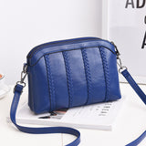 peopleterritory Women's Bag  New Fashion Women's Soft Leather Bag Crossbody Small Bag Korean Style Girl Shoulder Messenger Bag