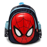 Backpacks New Children's Bag Cartoon Cartoon Spider Backpack Kindergarten Double Shoulder Children Eggshell Bag T240708