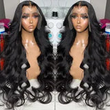 Brazilian Hair 613 Honey Blonde Color 13x4 HD Transparent Lace Frontal Wigs Body Wave 30 Inch Synthetic Lace Front Wig For Women