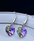 peopleterritory DIY Purple Love Crystal Drop Earrings KX1077