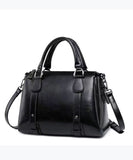 peopleterritory Modern Brown Versatile Calf Leather Tote Handbag ZX1020