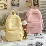 Backpack Schoolbag Girl College Students' Backpack Japanese Style All-Matching Niche Student University Style Korean Style Girl Backpack Travel Bag