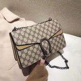 peopleterritory Cross-Border Bag  New Fashion Dionysian Cross-Body Bag Vintage Printed Mini Shoulder Crossbody Chain Women's Bag Bags