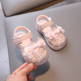 peopleterritory  Summer New Baby Girl Closed Toe Sandals Infant Soft Bottom Toddler Shoes Non-Slip Anti-Kick Princess Shoes Embroidered National Style