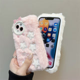 peopleterritory Fluffy Pastel Star Phone Case