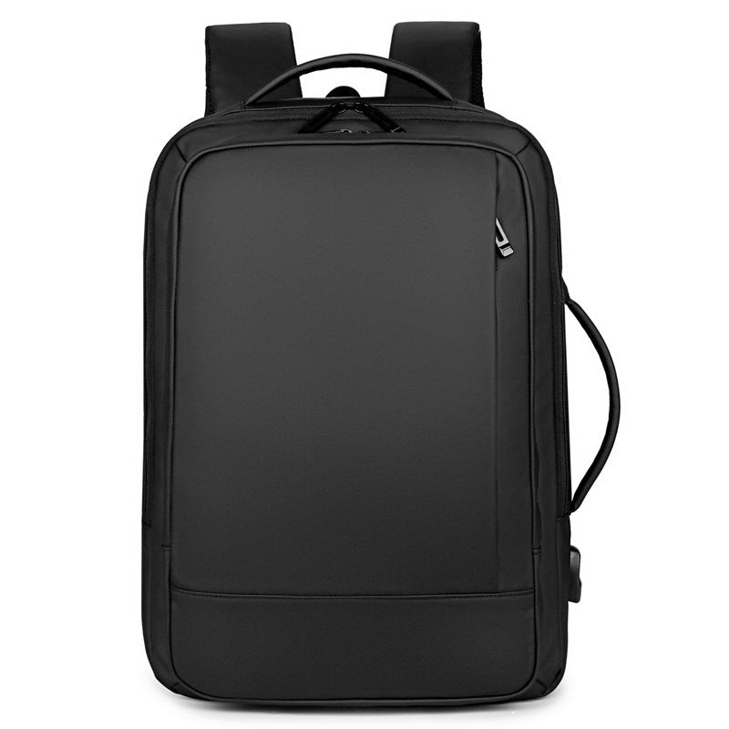 peopleterritory  Multi-Functional Cross-Border Charging Business Handheld Dual-Use Backpack Men's and Women's Waterproof Expansion Computer Backpack