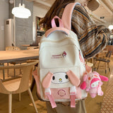 Backpack Junior's Schoolbag Female Middle School Student College Style Large-Capacity Backpack Elementary School Girl Portable Burden Alleviation Backpack