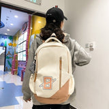 New Schoolbag Korean Style Women's Backpack Middle School Student School Bag Capacity Match Fresh Men's and Women's Backpacks Factory Wholesale