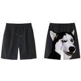 Cute Golden Retriever Shorts Casual Pants Funny Dog Head Shorts Pajama Pants Sports Shorts Men