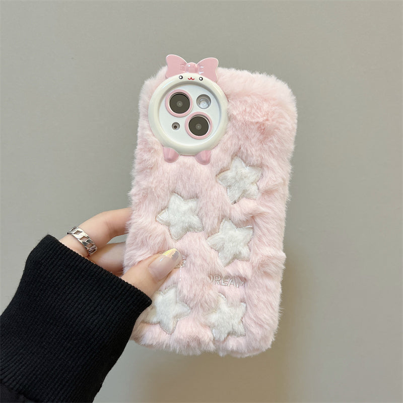 peopleterritory Fluffy Pastel Star Phone Case