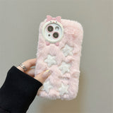 peopleterritory Fluffy Pastel Star Phone Case