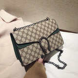 peopleterritory Cross-Border Bag  New Fashion Dionysian Cross-Body Bag Vintage Printed Mini Shoulder Crossbody Chain Women's Bag Bags