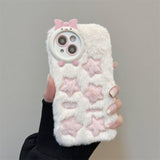 peopleterritory Fluffy Pastel Star Phone Case