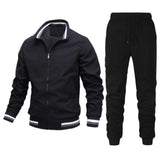 Street Running Sports Teen Jacket Stitching Printing Sweatpants Suit Customizable Logo