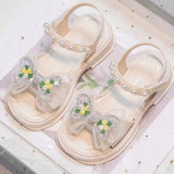 peopleterritory  Home Children's Sandals Summer New Sweet Princess Children Middle Children Older Children's Sandals Soft-Soled Girls Sandals Wholesale