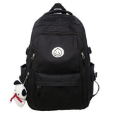 Good-looking Schoolbag Female College Student Junior High School Student Male and Female Computer Backpack Printing Fashion Simple Casual Backpack