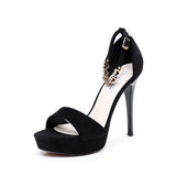 peopleterritory  Summer New Super High Heels Stiletto Women's Shoes 2899-8