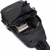 peopleterritory  High Quality Large Capacity Wear-Resistant Men's Chest Bag Casual Sports One-Shoulder Crossbody Bag Trendy Men's Bag