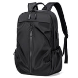 peopleterritory  Large Capacity Backpack Men's Backpack Business Casual Computer Bag Schoolbags for Boys and Girls USB Rechargeable Travel Bag